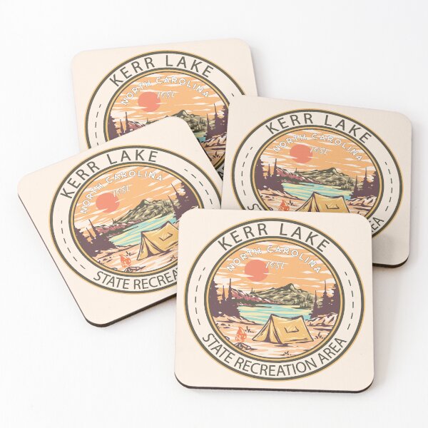 Item preview, Kerr Lake North Carolina Vintage Emblem designed and sold by KrisSidDesigns.