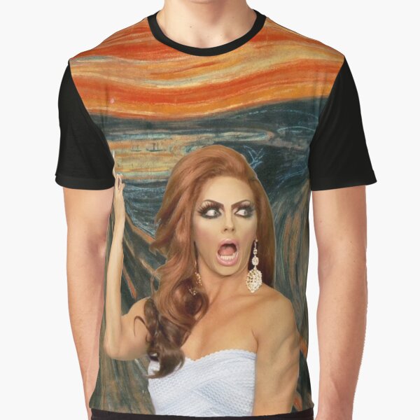 Alyssa In The Scream Graphic T-Shirt