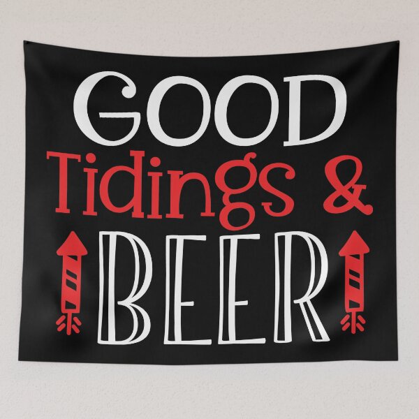 Item preview, Good Tidings & Beer 2 designed and sold by potchidesigns.