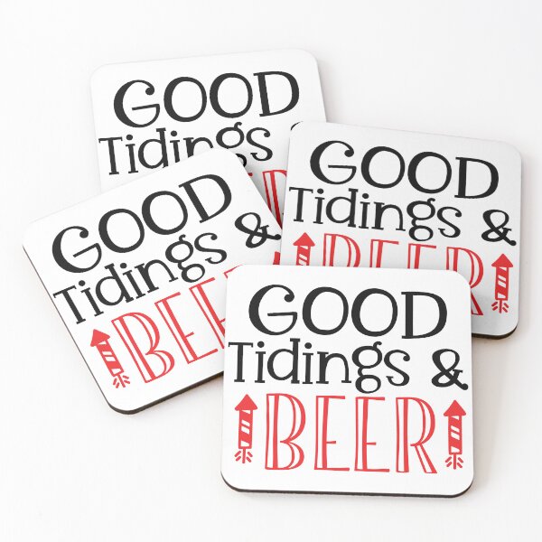 Item preview, Good Tidings & Beer 4 designed and sold by potchidesigns.