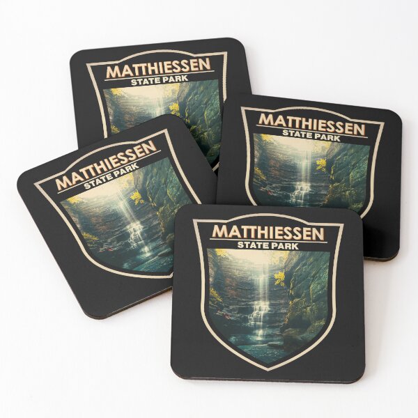 Item preview, Matthiessen State Park Illinois Vintage Badge designed and sold by KrisSidDesigns.