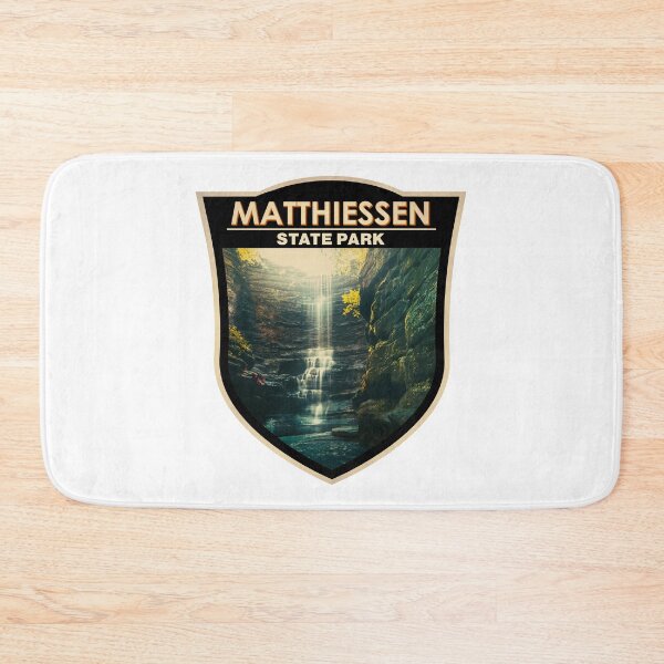 Item preview, Matthiessen State Park Illinois Vintage Badge designed and sold by KrisSidDesigns.