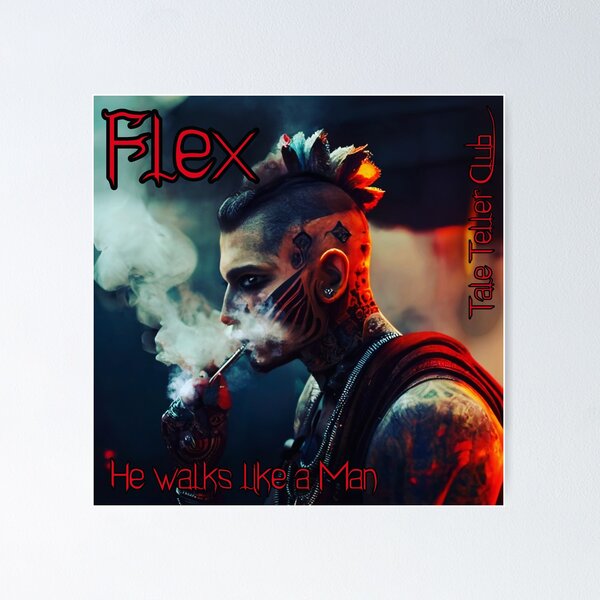 Flex by Tale Teller Club Orchestra Art by iServalan CDM Music Tracks and Book Illustrations  Poster