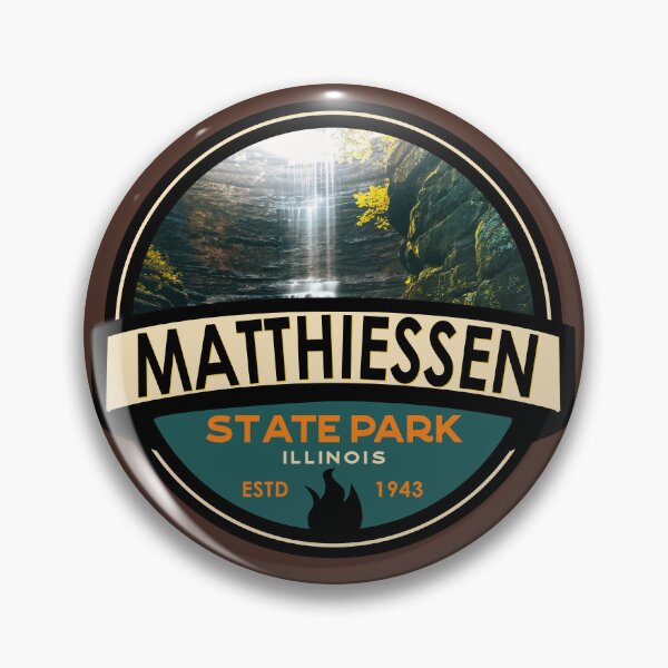 Item preview, Matthiessen State Park Illinois Emblem designed and sold by KrisSidDesigns.