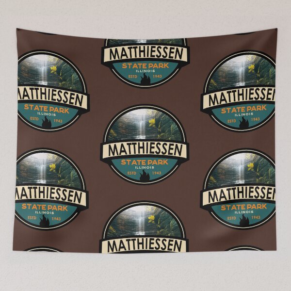 Item preview, Matthiessen State Park Illinois Emblem designed and sold by KrisSidDesigns.