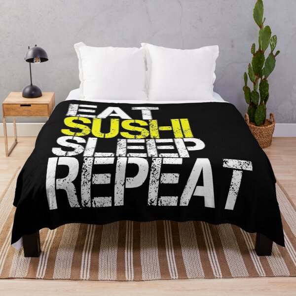 Item preview, Eat Sushi Sleep Repeat, Grunge designed and sold by ACC .