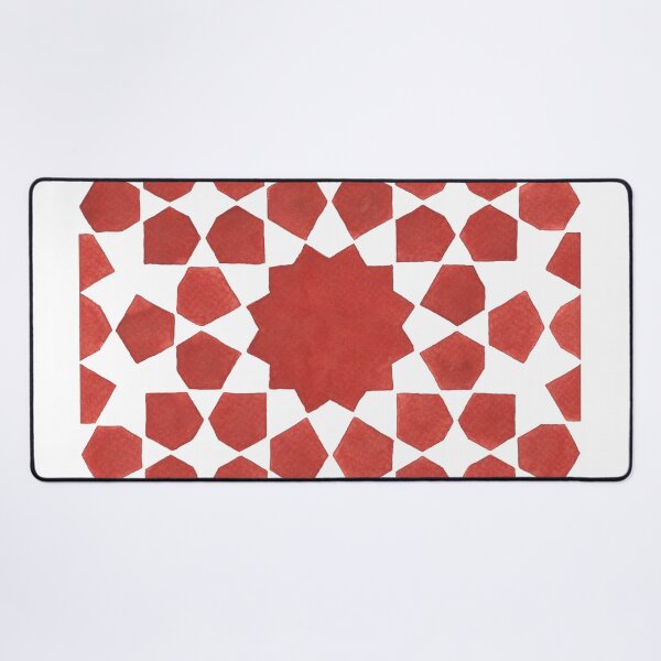 Item preview, MAMLUK Red Moroccan Mosaic designed and sold by THALSIRA.