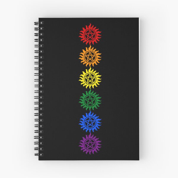 Item preview, Supernatural Rainbow Anti Possession Symbol designed and sold by humnoo.