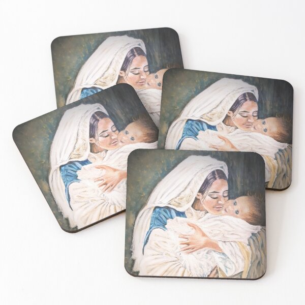 Item preview, Madonna and child oils painting designed and sold by OilPaintsHatts.