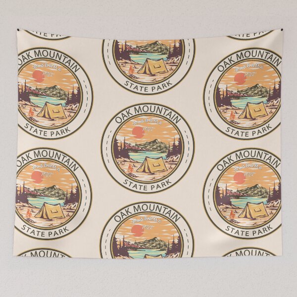 Item preview, Oak Mountain Alabama Vintage Emblem designed and sold by KrisSidDesigns.