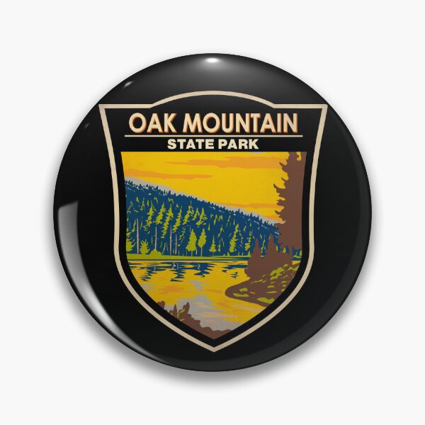 Artikelvorschau, Oak Mountain Alabama Vintage-Abzeichen entworfen und verkauft von KrisSidDesigns.