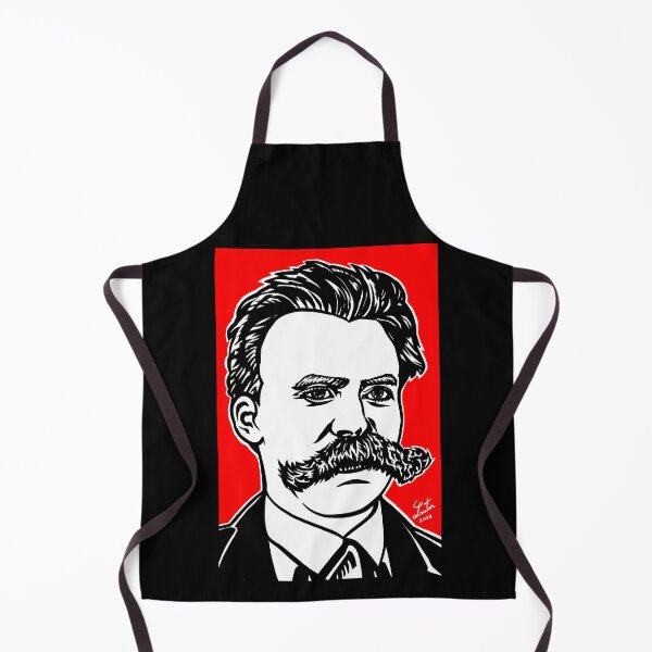 Item preview, FRIEDRICH NIETZSCHE ink and acrylic portrait designed and sold by lautir.