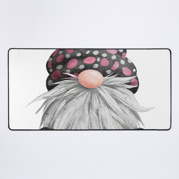 Cheeky Big Foot Gnome Desk Mat