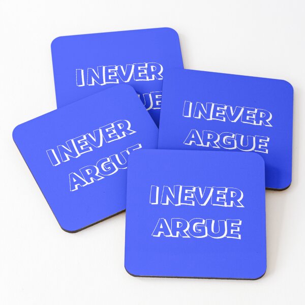 Item preview, I Never Argue Retro Typography designed and sold by Jalib.