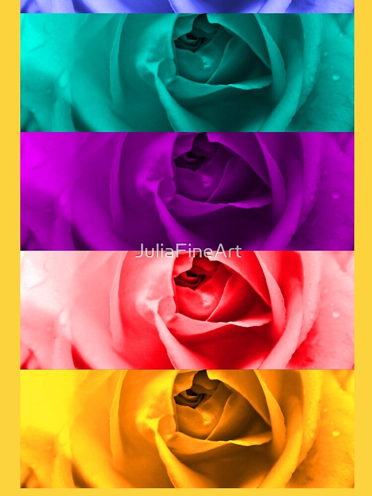 Colorful Roses by JuliaFineArt