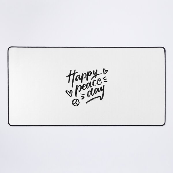 Item preview, Happy Peace Day Quote Saying Design designed and sold by ivaostrogonac.