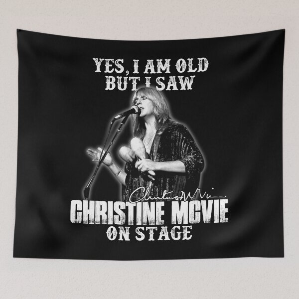 Item preview, Christine McVie Perfect Yes I Am Old But I Saw Christine McVie On Stage R.I.P Signature Vintage Retro Rock Pop Music designed and sold by RonZimmerman.