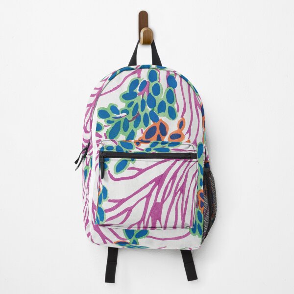 Item preview, EA Séguy botanical floral print – pink and teal designed and sold by rpvga.