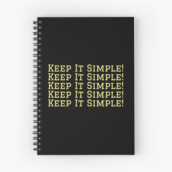 Item preview, Keep It Simple designed and sold by Meatredbubble.