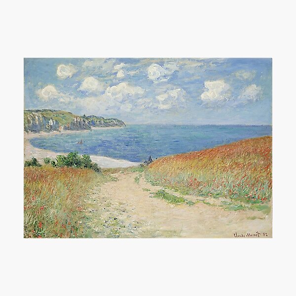 Item preview, Claude Monet Path in the Wheat Fields designed and sold by tomorrowsart.