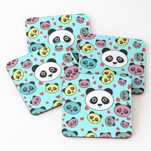 Item preview, Colorful Panda Pattern designed and sold by Sagar Karki.