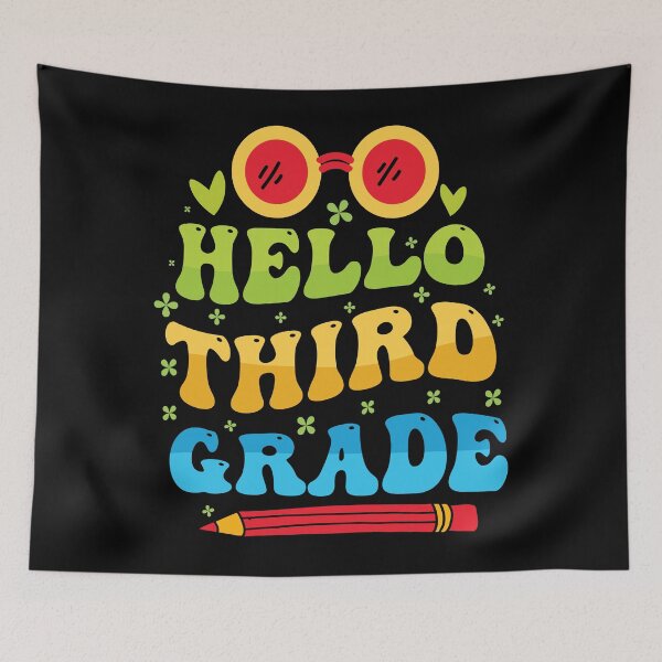 Item preview, Hello Third Grade designed and sold by TADYSHOP.