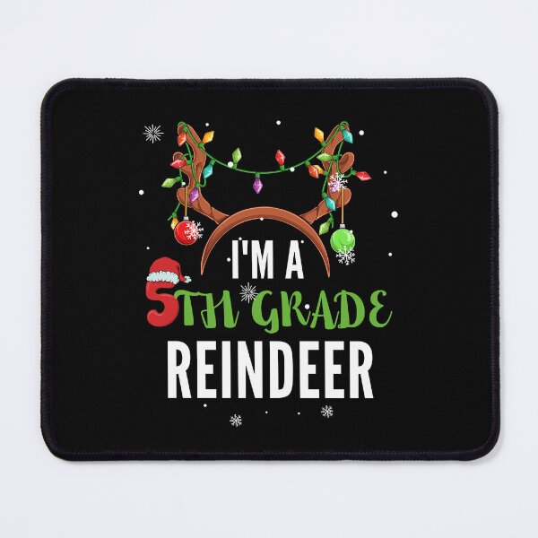 Item preview, Funny I'm 5th Grade Reindeer Christmas Pajamas For Teacher Student Kids designed and sold by Unicorny-Design.