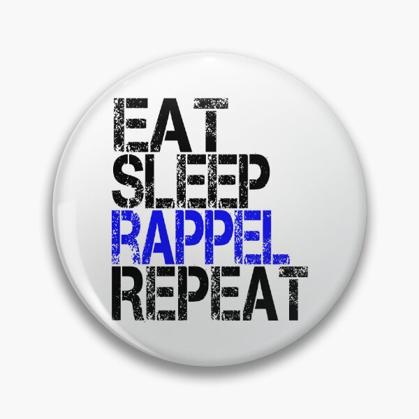 Item preview, Eat Sleep Rappel Repeat, Grunge  designed and sold by ACC .
