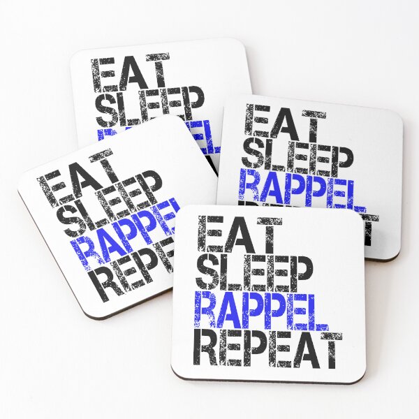 Item preview, Eat Sleep Rappel Repeat, Grunge  designed and sold by ACC .