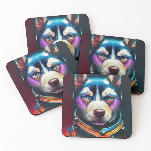 Item preview, Astronaut Husky Puppy Nr. 1 designed and sold by thesupremewiz.