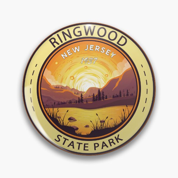 Item preview, Ringwood State Park New Jersey Badge designed and sold by KrisSidDesigns.