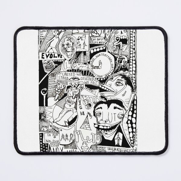 Item preview, chaotic comic style drawing designed and sold by plutocreatess.