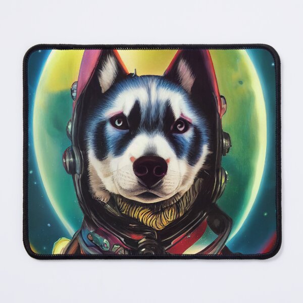Item preview, Astronaut Husky Puppy Nr. 2 designed and sold by thesupremewiz.