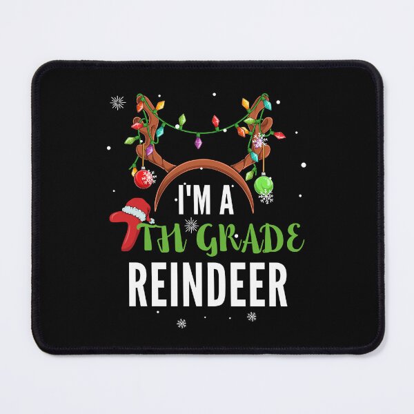 Item preview, Funny I'm 7th Grade Reindeer Christmas Pajamas For Teacher Student Kids  designed and sold by Unicorny-Design.