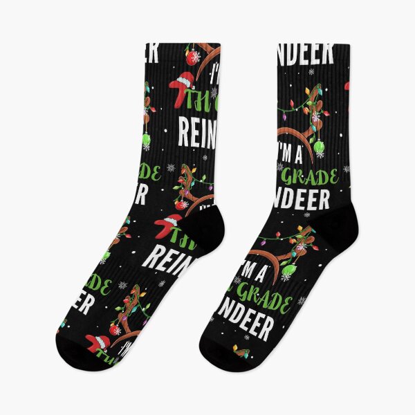 Item preview, Funny I'm 7th Grade Reindeer Christmas Pajamas For Teacher Student Kids  designed and sold by Unicorny-Design.