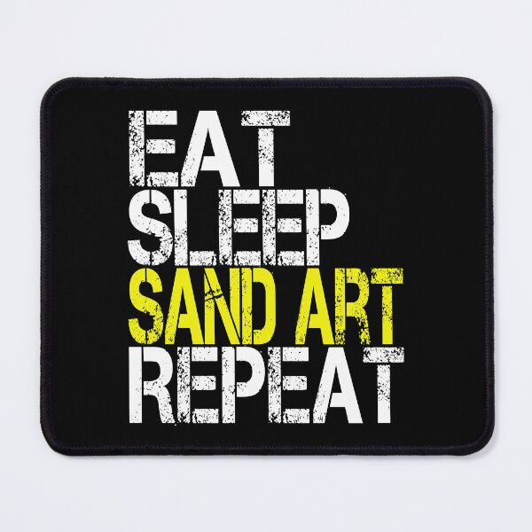 Item preview, Eat Sleep Sand Art Repeat, Grunge designed and sold by ACC .