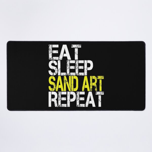 Item preview, Eat Sleep Sand Art Repeat, Grunge designed and sold by ACC .