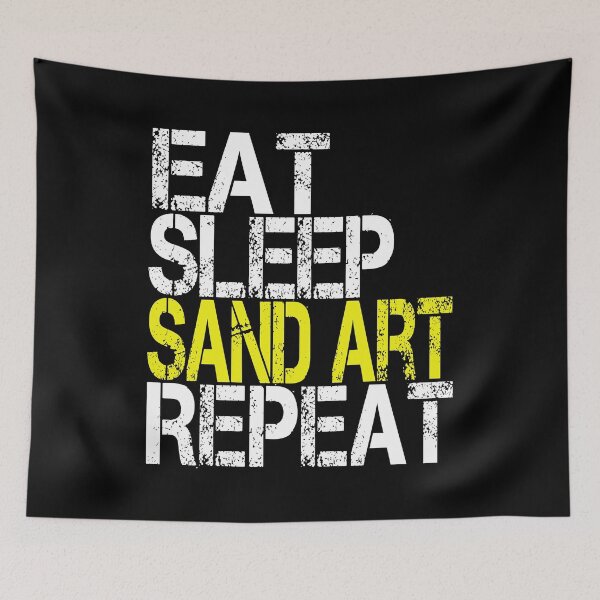 Item preview, Eat Sleep Sand Art Repeat, Grunge  designed and sold by ACC .