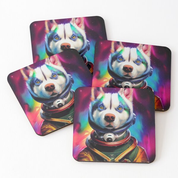 Item preview, Astronaut Husky Puppy Nr. 3 designed and sold by thesupremewiz.