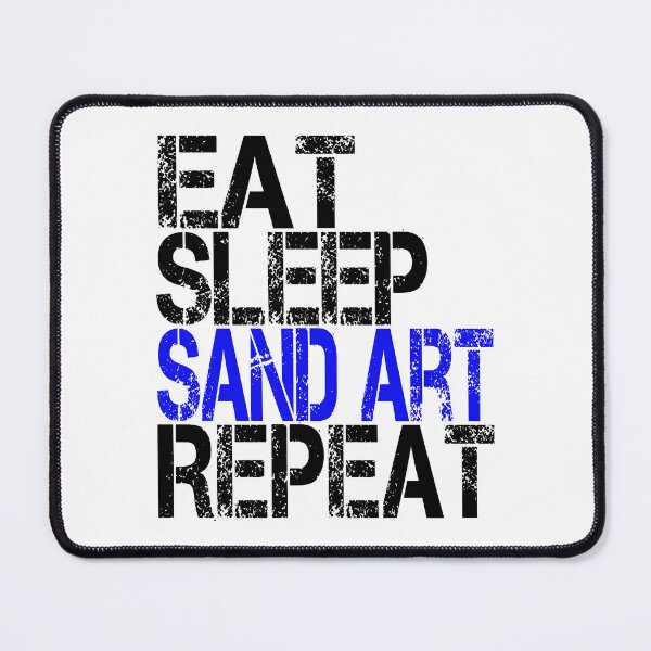 Item preview, Eat Sleep Sand Art Repeat, Grunge designed and sold by ACC .