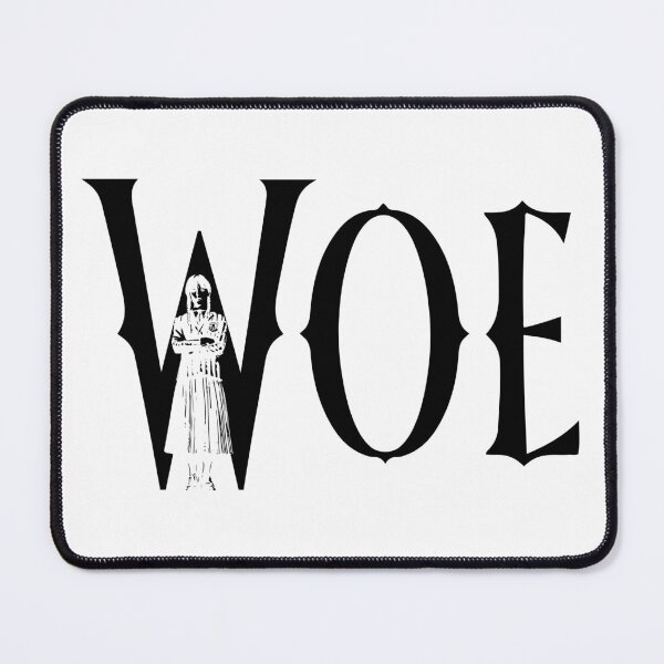 Item preview, Wednesday's Child is Full of WOE - black silhouette designed and sold by KoolDsigns-FLIX.