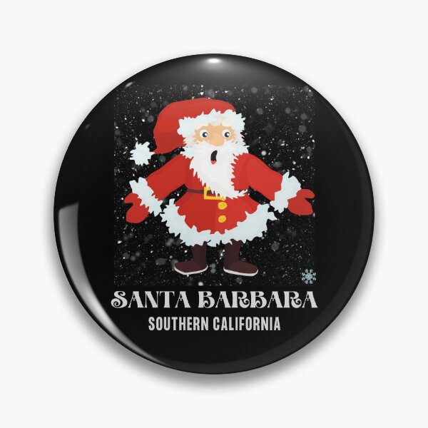 Item preview, Santa Meet Barbara In California designed and sold by LTM-tee.