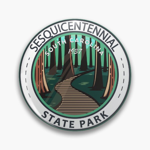 Artikelvorschau, 150-jähriges Jubiläumsabzeichen des State Parks in South Carolina entworfen und verkauft von KrisSidDesigns.