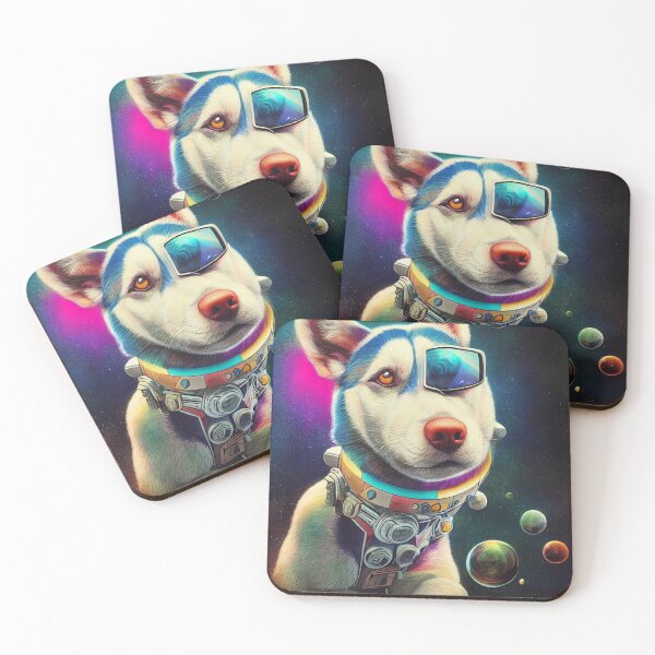 Item preview, Astronaut Husky Puppy Nr. 4 designed and sold by thesupremewiz.