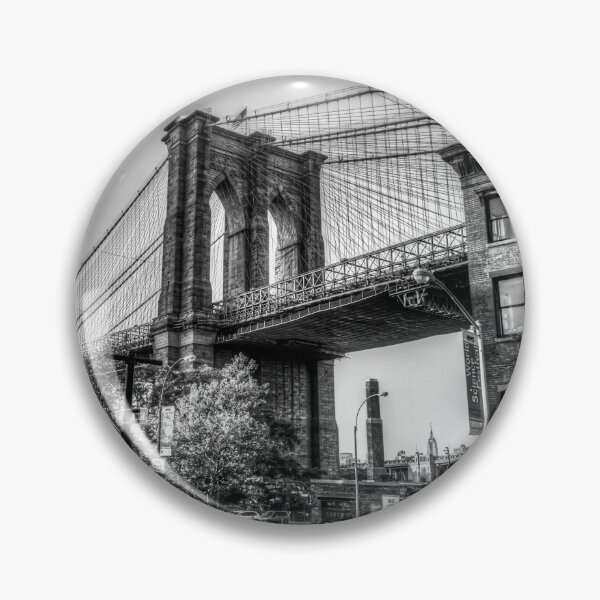 Item preview, Old Fulton Street And Brooklyn Bridge, New York  designed and sold by Paul Thompson Photography.