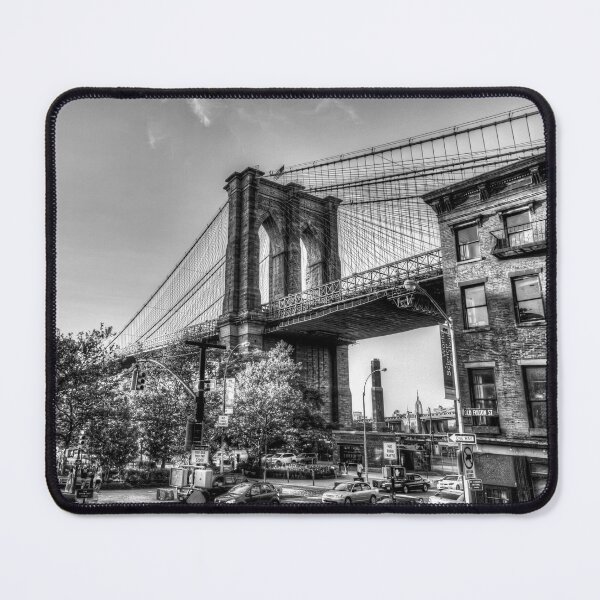 Item preview, Old Fulton Street And Brooklyn Bridge, New York  designed and sold by Paul Thompson Photography.