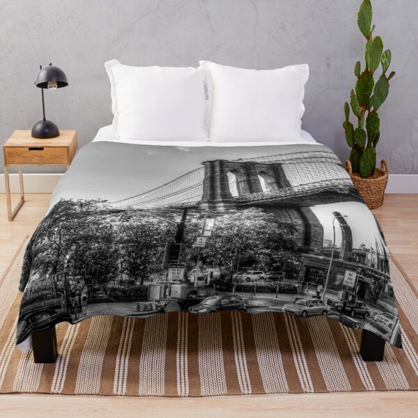 Item preview, Old Fulton Street And Brooklyn Bridge, New York  designed and sold by Paul Thompson Photography.