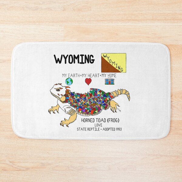 Item preview, Wyoming - Horned Toad - Love - state symbols designed and sold by Colleen Macomber.