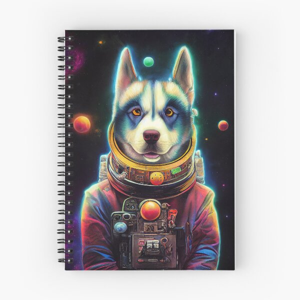 Item preview, Astronaut Husky Puppy Nr. 5 designed and sold by thesupremewiz.