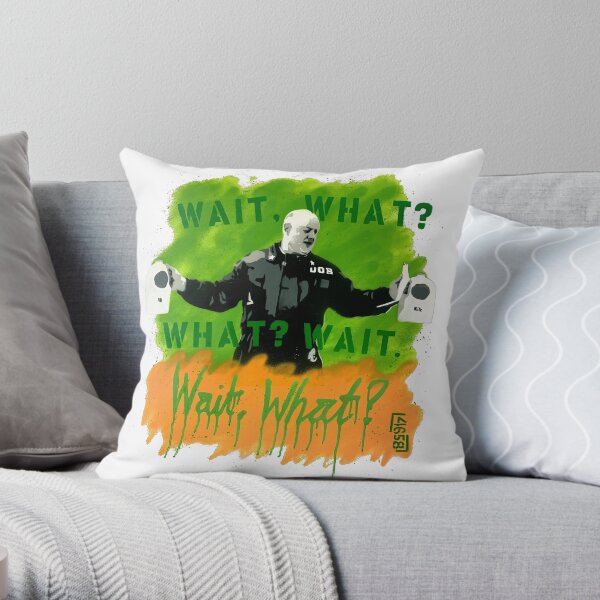 Wait, What? Dara O'Briain Throw Pillow